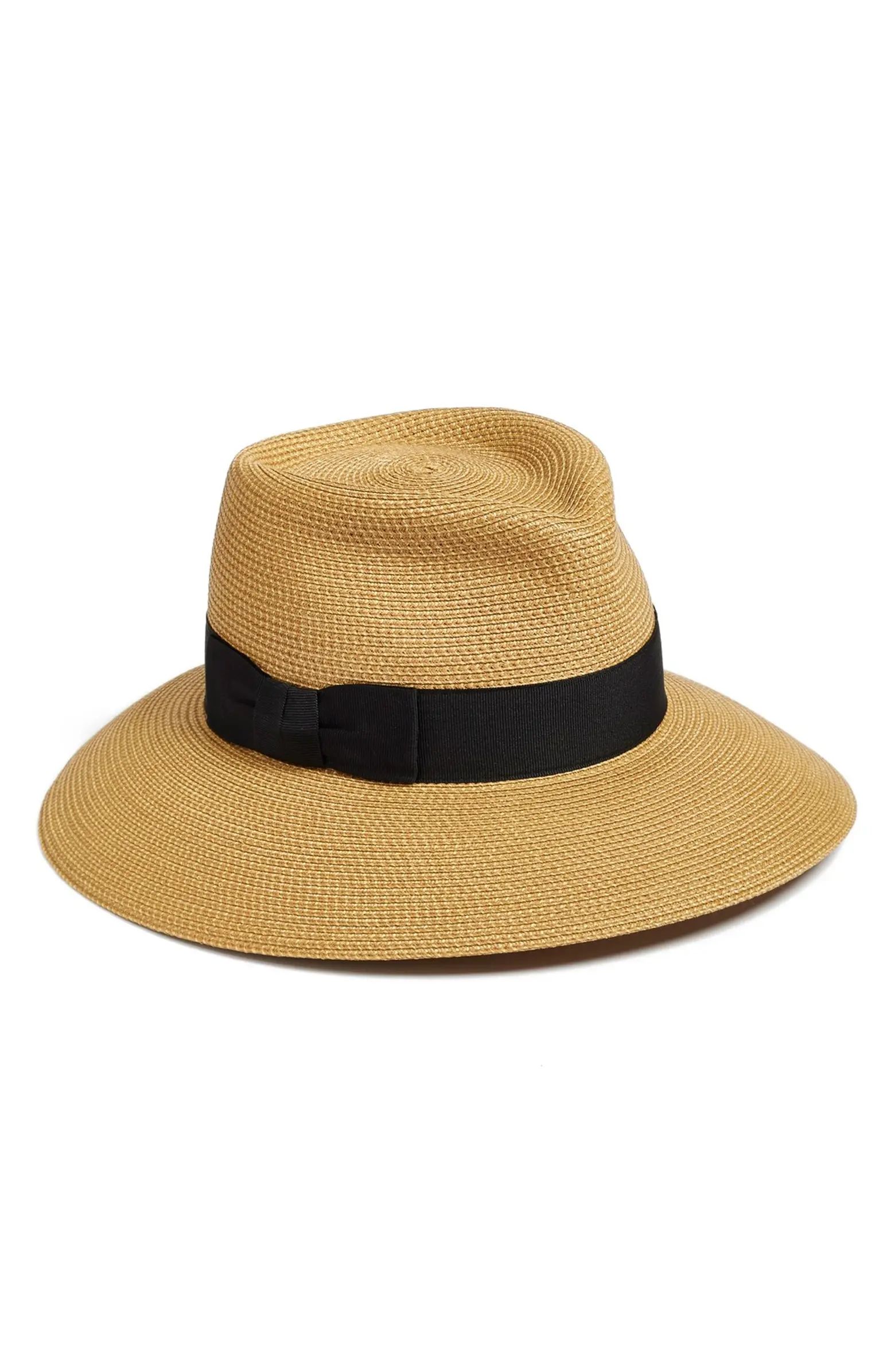 Phoenix Packable Straw Fedora Sun Hat | Nordstrom
