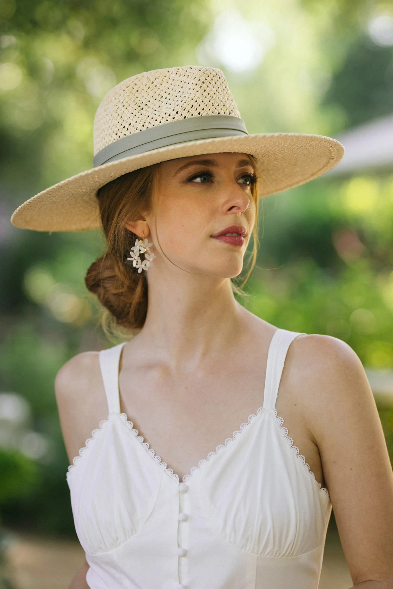 Cammie Straw Fedora | Morning Lavender