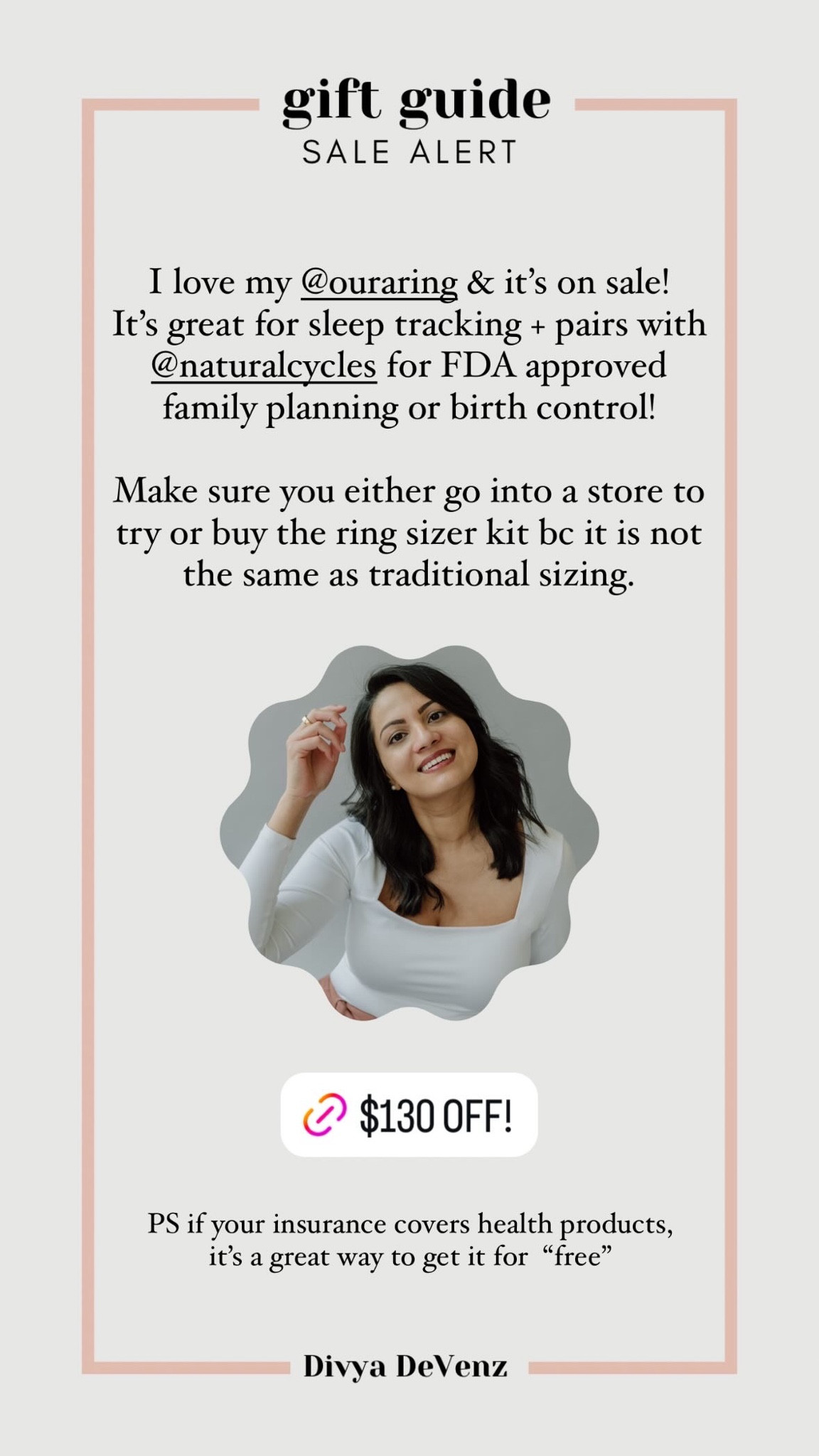 Oura ring on sale. Pairs with natural cycles for FDA approved birth control and family planning. 

#LTKfamily #LTKgiftguide #LTKsale