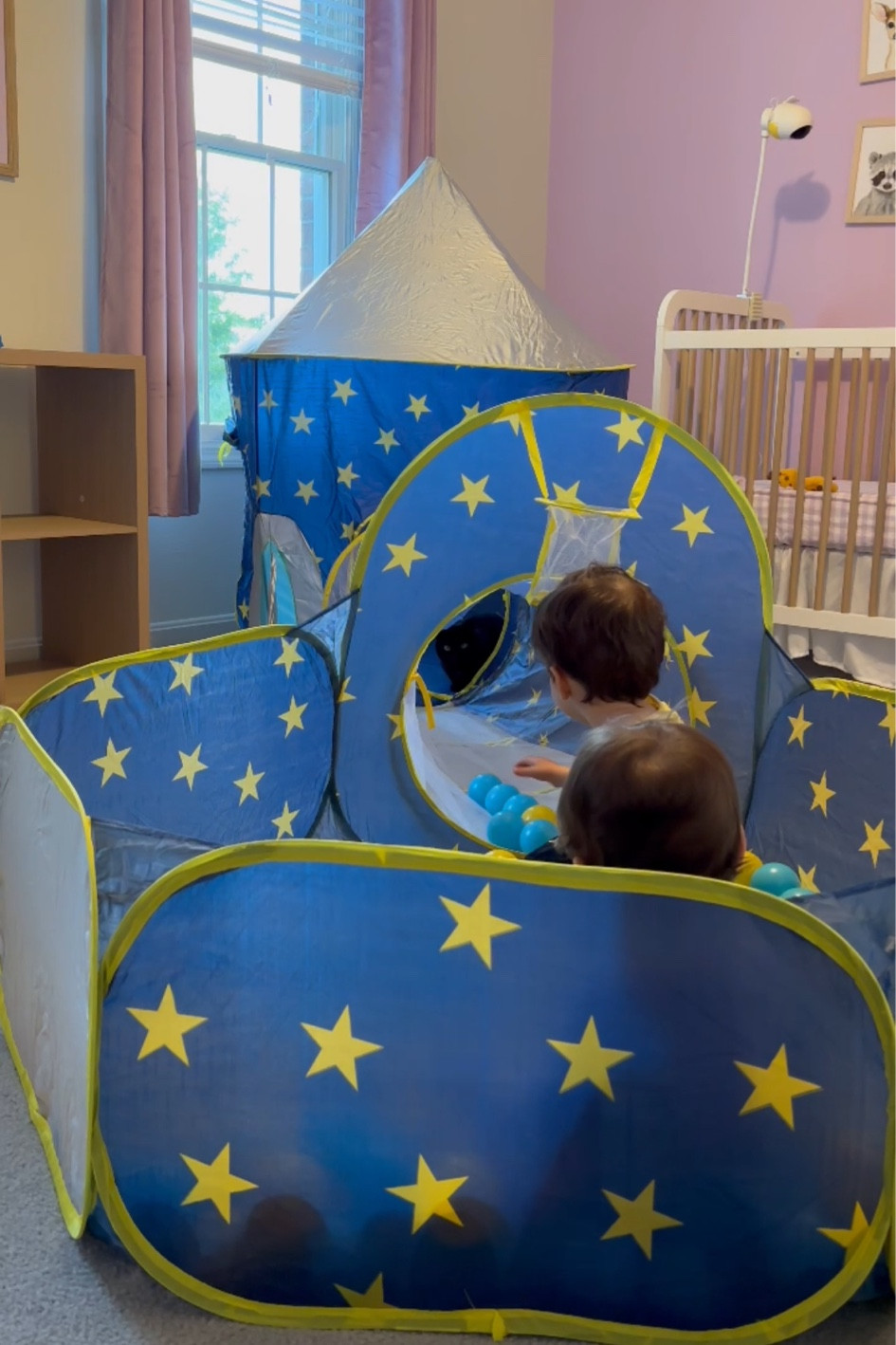 Rocketship tent/ball pit 🚀 