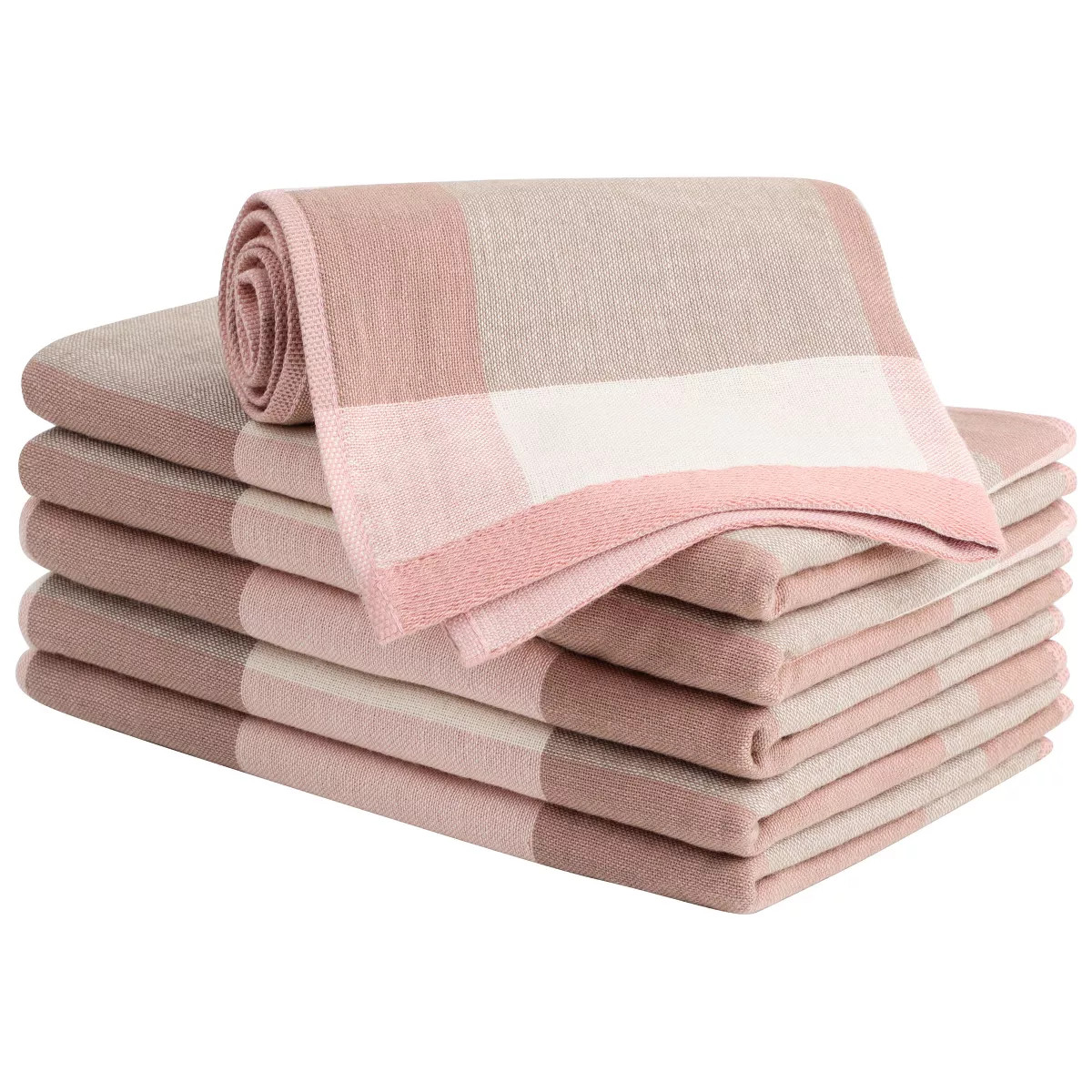 6pcs 100% Cotton Kitchen Towel Absorbent Dish Towels for Cleaning | Target