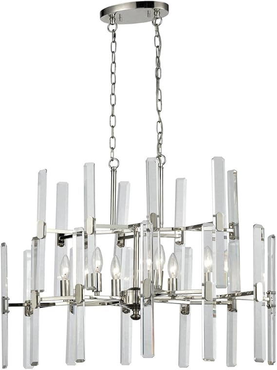 Elk Lighting 33033/6 Chandelier, One Size, Nickel | Amazon (US)