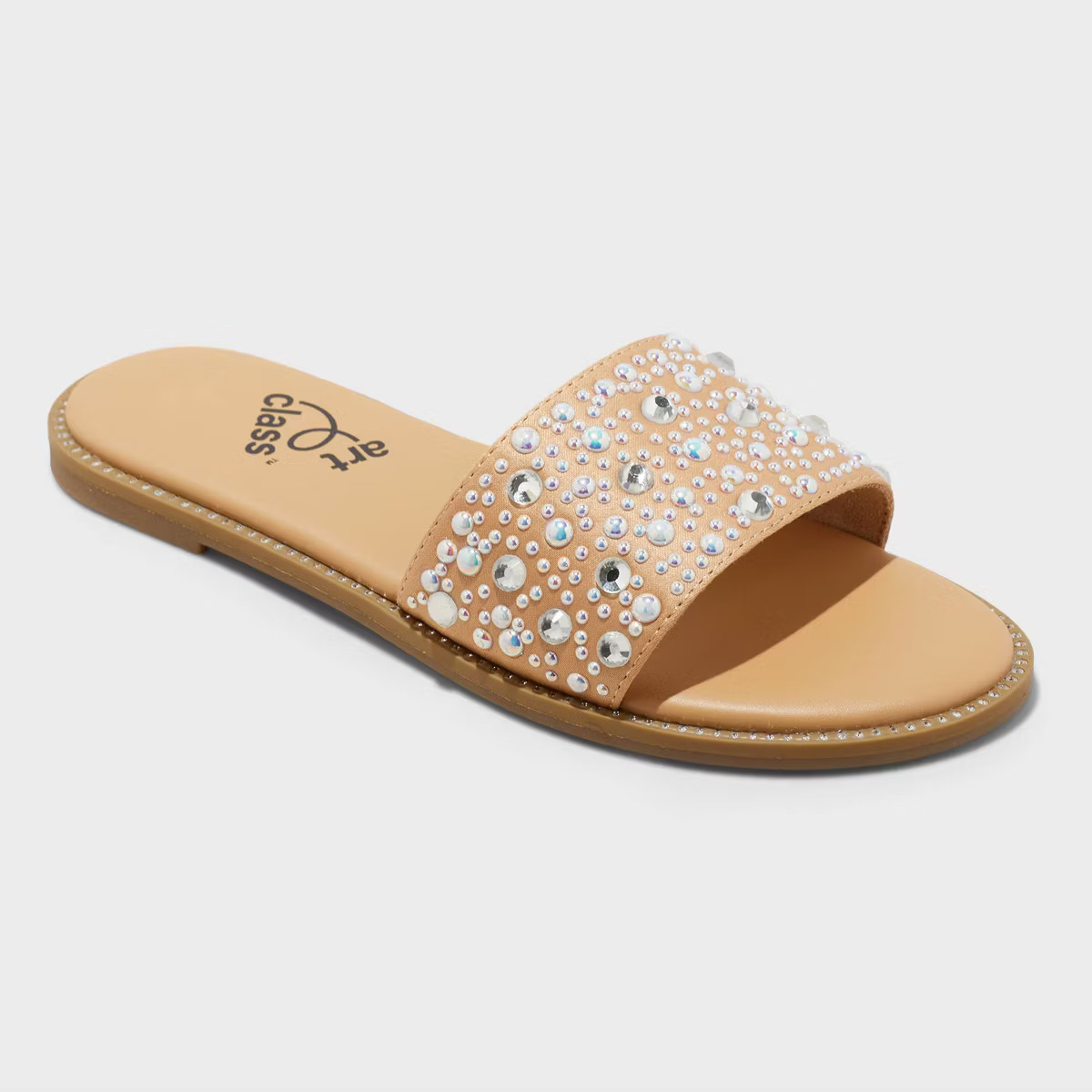 Kids' Heather Embellished Slide Sandals - art class™ | Target