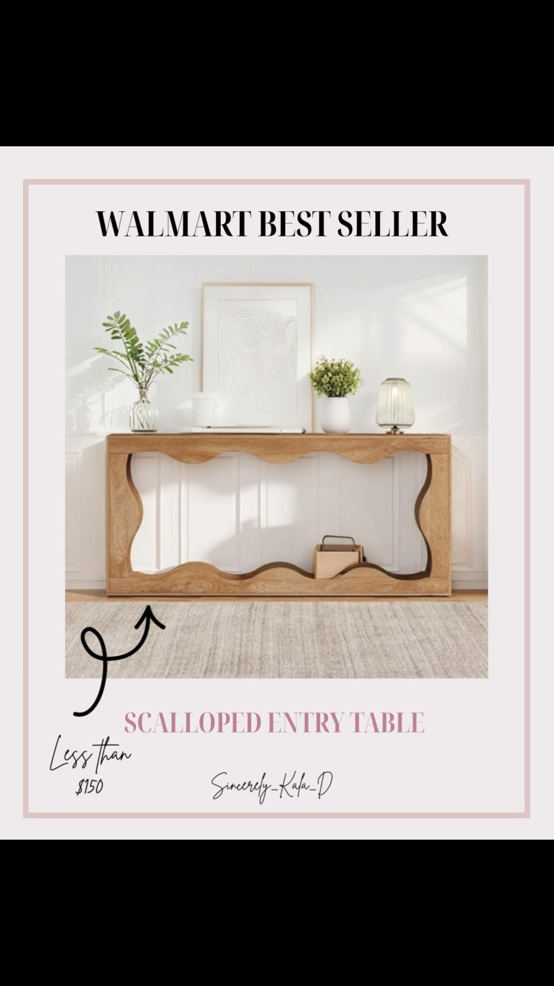 Entry way table!! Walmart best seller! 

#LTKFallSale #LTKStyleTip #LTKHome