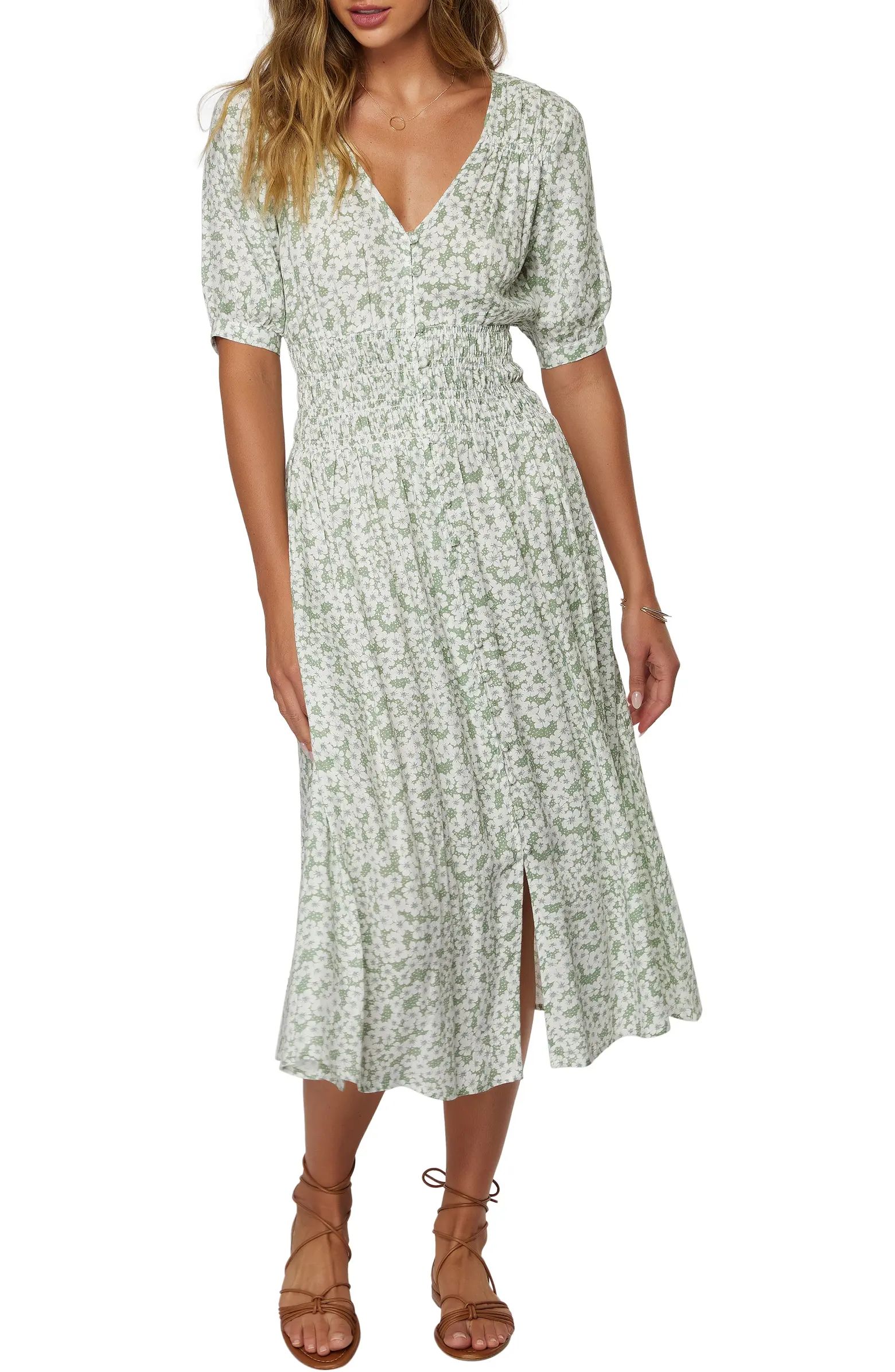 O'Neill Romie Floral Smocked Dress | Nordstrom | Nordstrom