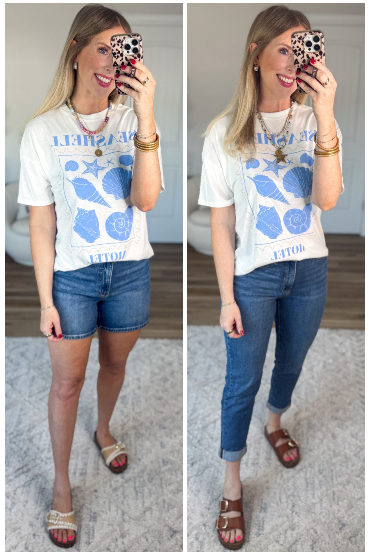 2 ways to style this $10 graphic tee from Walmart! 

#LTKootd #LTKmomlife