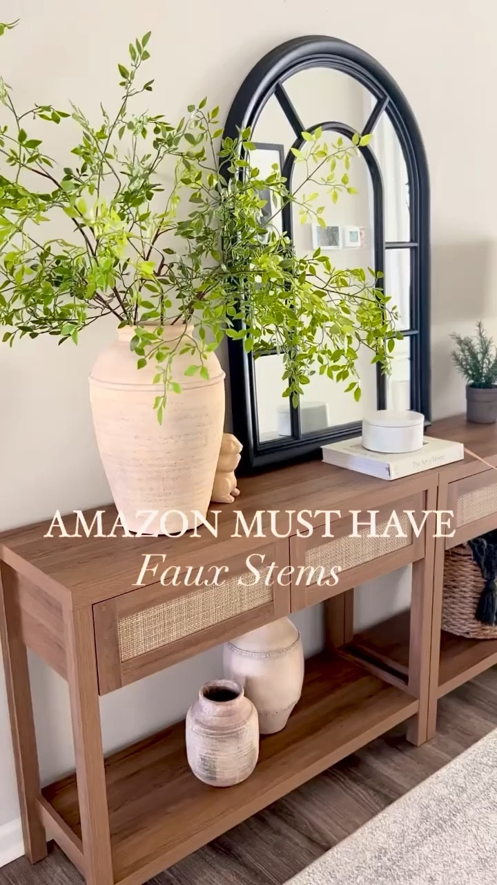 ✨Sale!! ✨

You guys!! 😍 🌿

These are by far my most favorite realistic faux stems!! They come in a pack of 4 but I only used 3 here. I can’t tell you enough how amazing these are!! They are ginormous and you can easily style any large vase with just 1 or 2. They create such a high end look and I love how much movement they have. Highly recommend!! 🌿

You need to run and grab them now because they are currently on sale with a 10% off clickable coupon!! I linked them in my stories, including the link to shop my entryway table decor. Incase you miss it, comment LINK or head to the link in my bio to shop my LTK! 🤍

#sale #fauxstems #amazon #amazonfind #shopnow #amazonfinds #entryway #entrywaytable #entrywaydecor #floral #viral #musthave #homedecor #homedesign #interiordesign #homeinterior #decor #homeinspo #consoletable #foyerdecor #neutralhome #prettyhome #amazonhomefinds #organicmodern #interiorspaces #targetstylehome #springstyles

#LTKSeasonal #LTKsalealert #LTKhome
