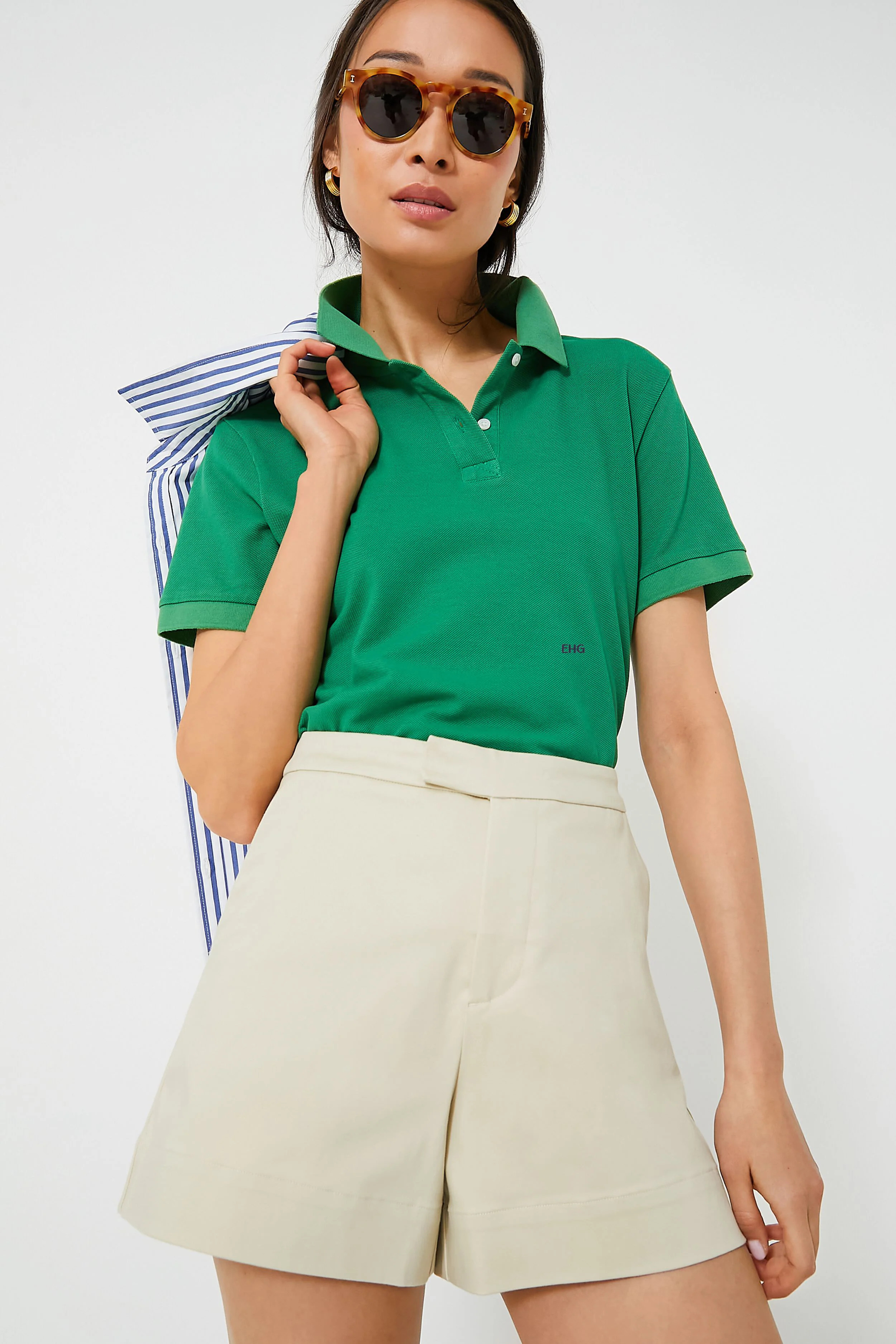Green Pique Murray Classic Polo | Tuckernuck (US)