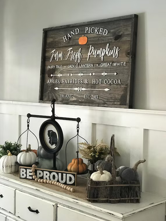 Hand Picked Farm Fresh Pumpkins Holiday Decor (DIY) | Etsy (US)