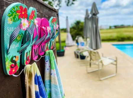 Learn how to make this easy pool towel rack! So fun and affordable! 🤩☀️ Get step by step instructions on my blog! www.southerncrushathome.con

Summer decor, summer finds, DIY decor, DIY summer, towel rack, beach towels 

#LTKstyletip #LTKSeasonal #LTKhome