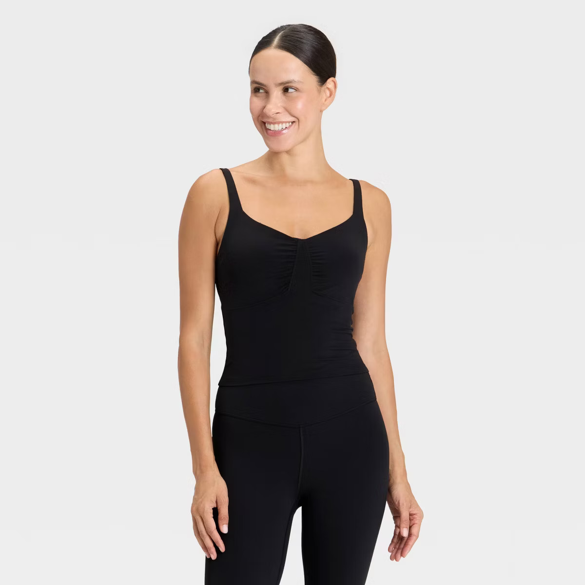 Women's Everyday Soft Ruched Cami Tank Top - All In Motion™ | Target