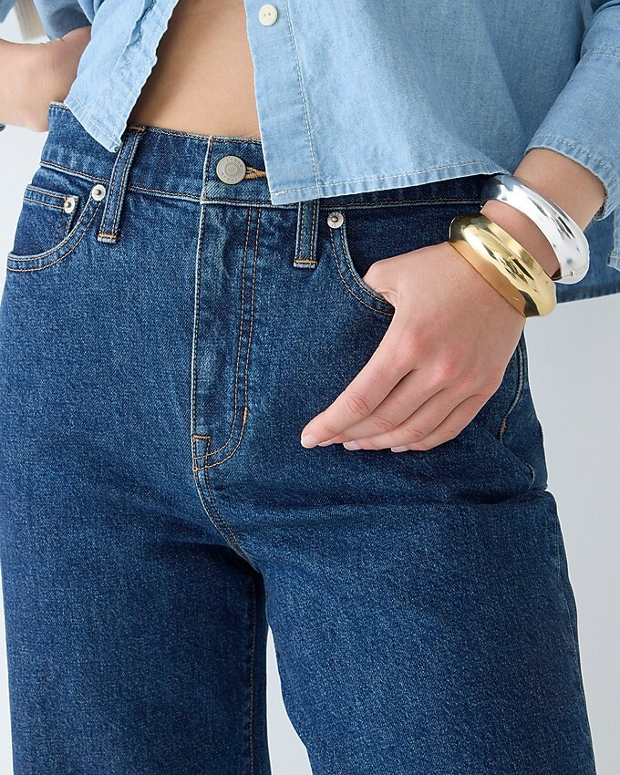 Slim wide-leg jean in Bourbon wash | J. Crew US