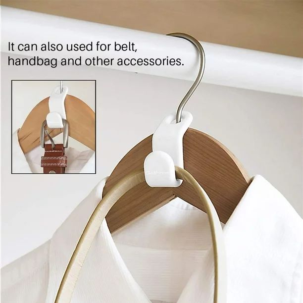 LNKOO Clothes Hanger Connector Hooks, Outfit Hangers, Velvet Hanger Cascading Hooks, Hanger Exten... | Walmart (US)