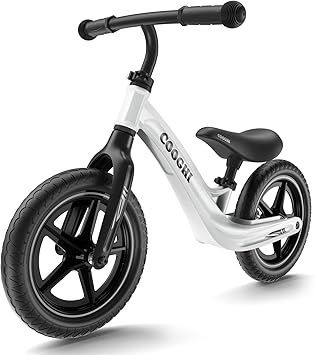 COOGHI Balance Bike - One-Piece Magnesium Alloy Frame, Rubber Foam Tires Toddler Bike, Lightweigh... | Amazon (US)