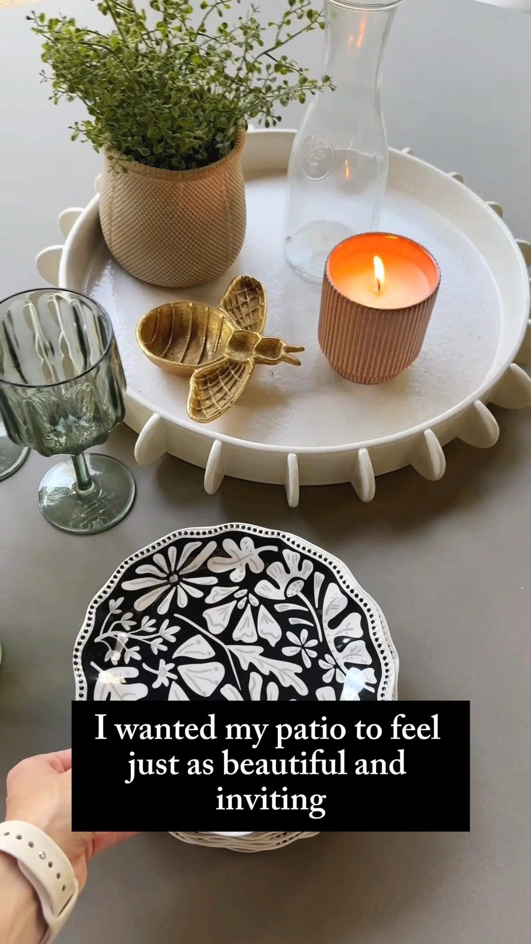 #AD @wayfair My patio has officially become my favorite place to gather 🤍 I wanted an outdoor space that felt just as elevated and inviting as the inside of my home — but still effortless for everyday living and hosting.

From this round dining table and woven chairs to the fire table, outdoor rug, and all of my entertaining essentials (melamine plates + acrylic wine glasses 🙌🏼), every detail came together seamlessly with Wayfair.

If you’re getting your outdoor space ready for summer entertaining, this is such an easy way to create a space that feels beautiful, functional, and ready for guests.

Everything is linked here for you to shop and bring your dream outdoor entertaining space to life this season ☀️

#wishyouwerehere #outdoor #Wayfair #WayfairPartner #outdoorliving #patioinspo #outdoorentertaining #summerhosting #backyardstyle #patiodecor #outdoorfurniture #cozyoutdoor #modernclassichome

#LTKHome #LTKSaleAlert #LTKSeasonal