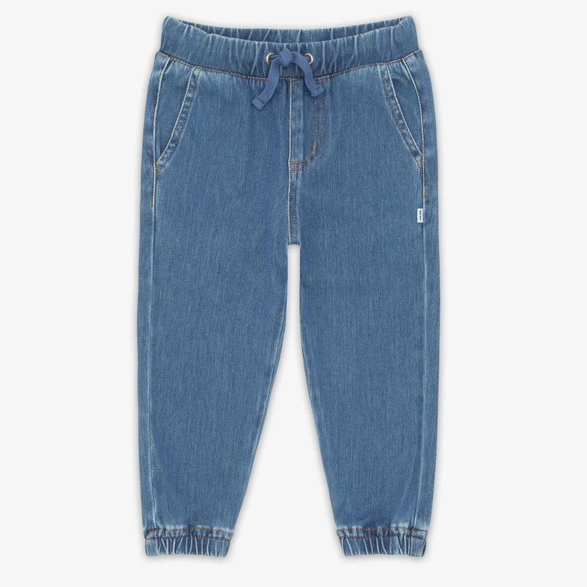 Midwash Blue Denim Jogger | Little Sleepies
