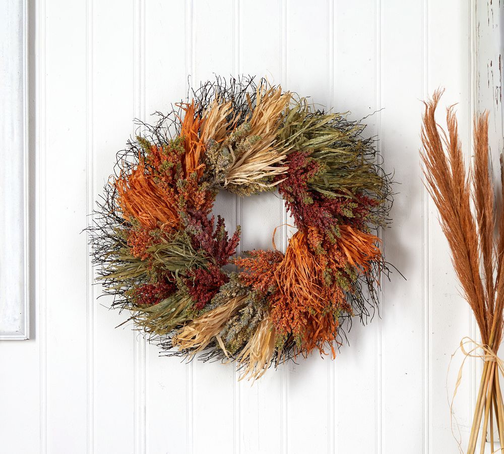 Faux Harvest Autumn Wreath | Pottery Barn (US)