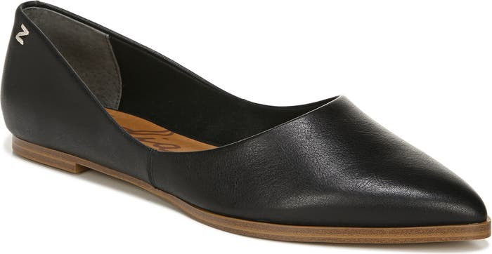 Hill Snake Embossed Pointed Toe Flat | Nordstrom