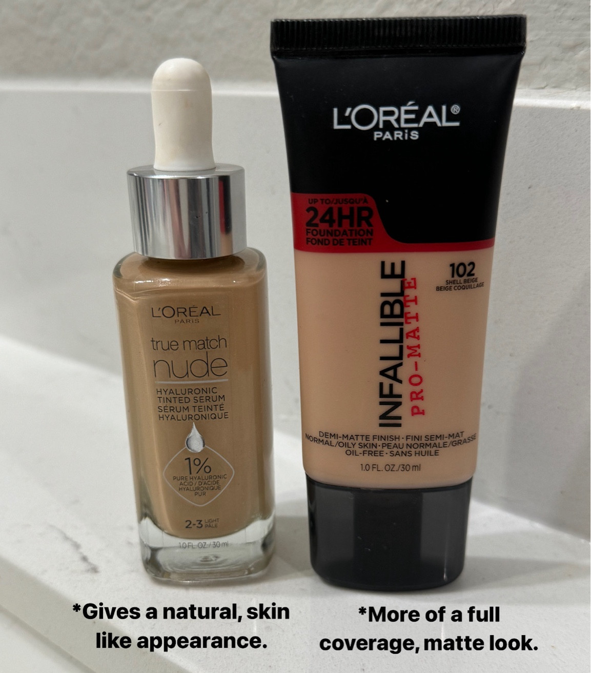 The Hyaluronic Tinted Serum is my everyday go to, but I finally tried the Infallible Pro-Matte & it’s really good…especially if you’re more oily (like in the summer) or want more full coverage. Both are buildable & have amazing reviews!

#LTKStyleTip #LTKBeauty #LTKFindsUnder50