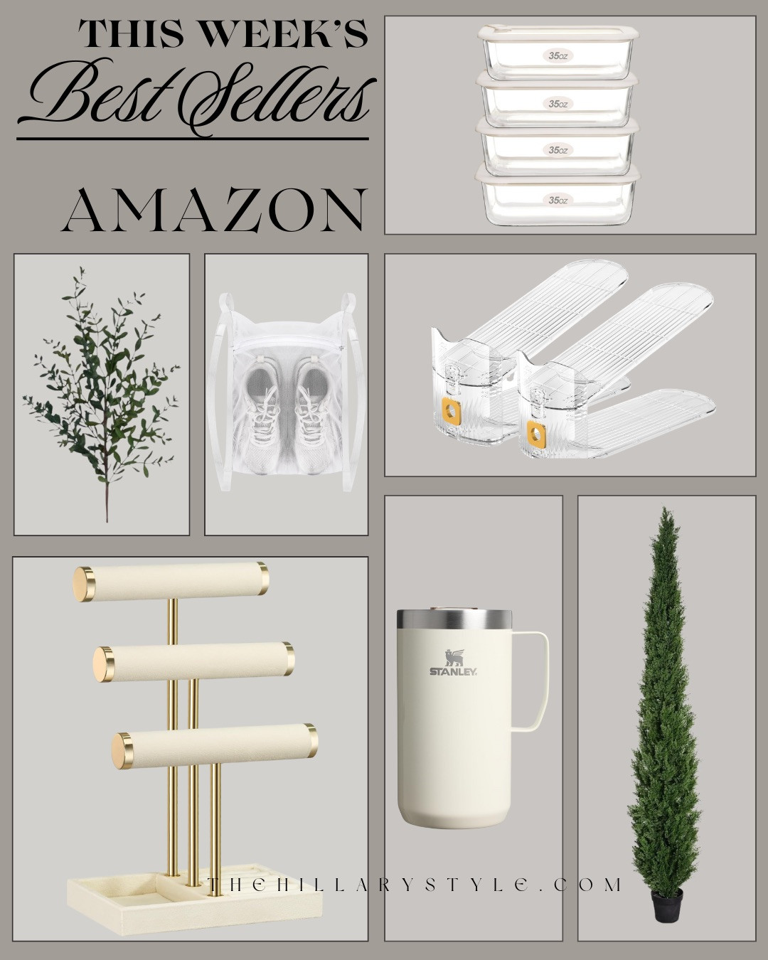 THIS WEEK’S AMAZON BEST SELLERS — HOME & EVERYDAY FAVORITES! These are the Amazon best sellers everyone is reaching for right now. Functional, stylish, and neutral pieces that make everyday life feel easier and more put together. From smart organization to timeless decor and daily essentials, these finds are popular for a reason — practical, elevated, and easy to style in any home.

#Amazon #TheHillaryStyle #AmazonBestSellers #HomeFinds #NeutralHome #OrganizationFinds #EverydayEssentials #ModernHome #LuxuryForLess 

 #LTKOver40 #LTKHome #LTKFindsUnder100