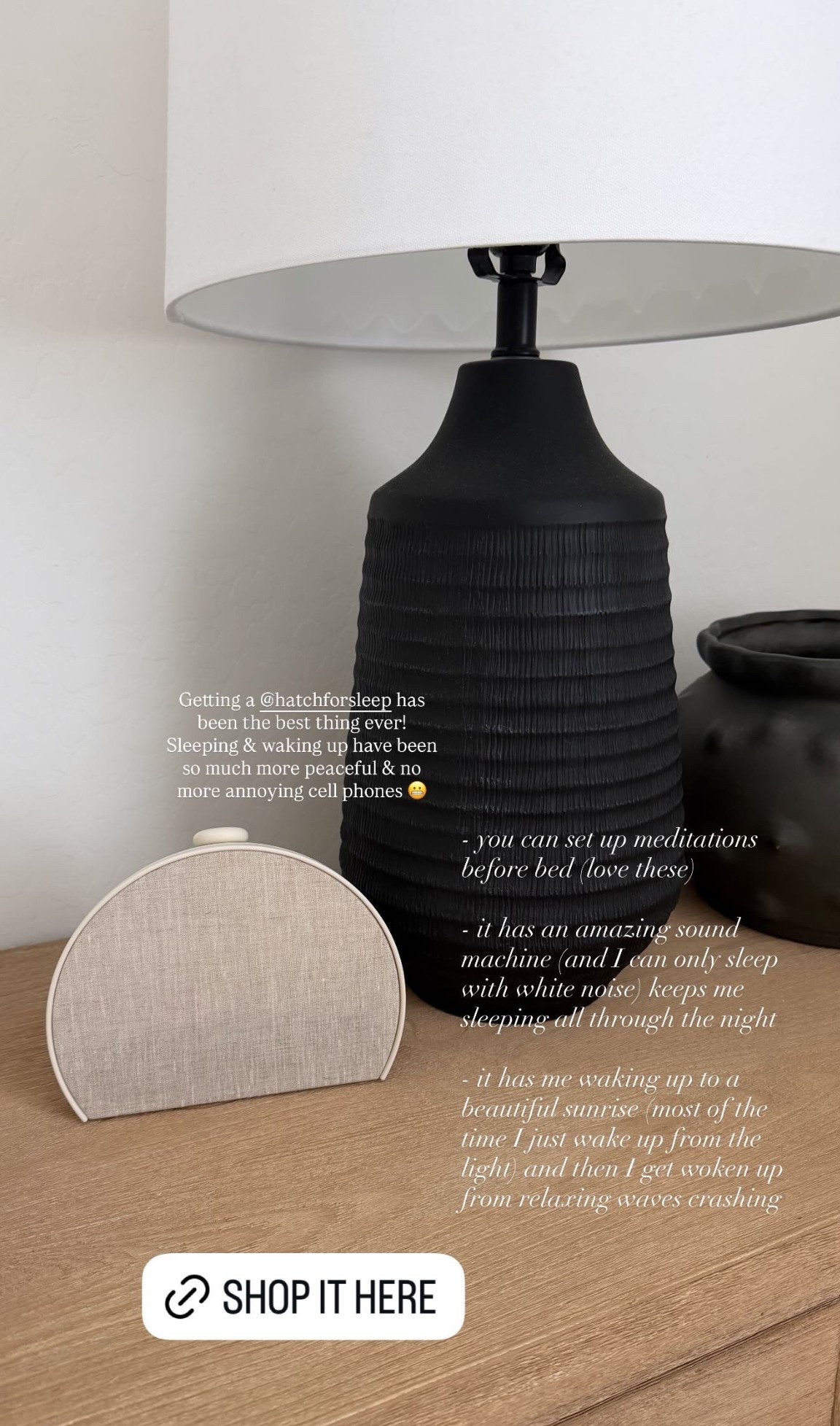 Hatch alarm clock 

#LTKHome