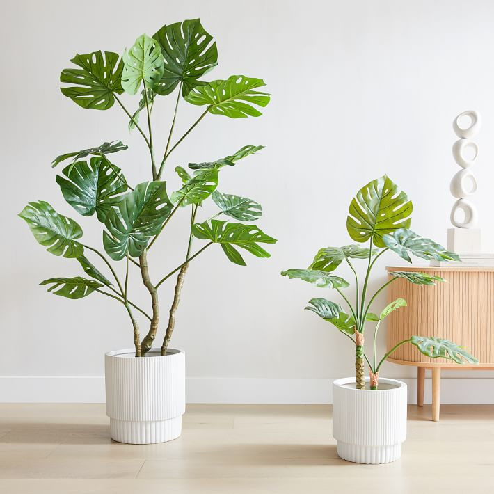 Faux Potted Monstera Plant | West Elm (US)