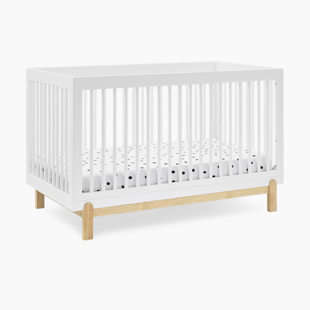 Delta Children Poppy 4-in-1 Convertible Crib in Bianca White/Natural | Babylist