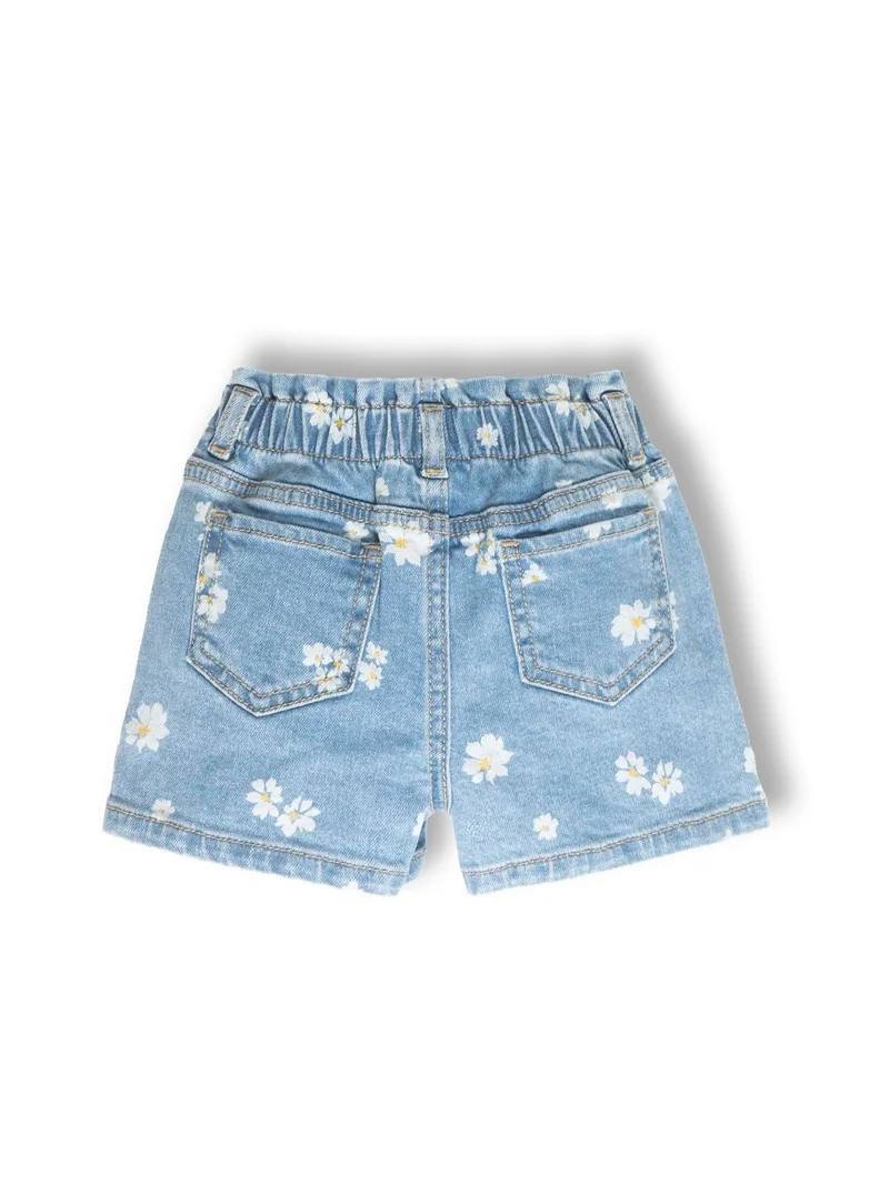 Wonder Nation Toddler Girl Denim Short, Sizes 12 Months - 5T | Walmart (US)