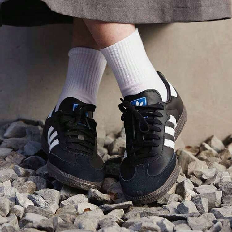 Adidas Adidas Adidas Clover Men's And Women's Shoes New SAMBA OG Sports Casual Shoes Low-Top Shoes Fashionable White Shoes German Training Shoes T-Head Shoes Couple Shoes B75807 | SHEIN