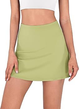 ODODOS Women's Athletic Tennis Skorts with Pockets Built-in Shorts Golf Active Skirts for Sports ... | Amazon (US)