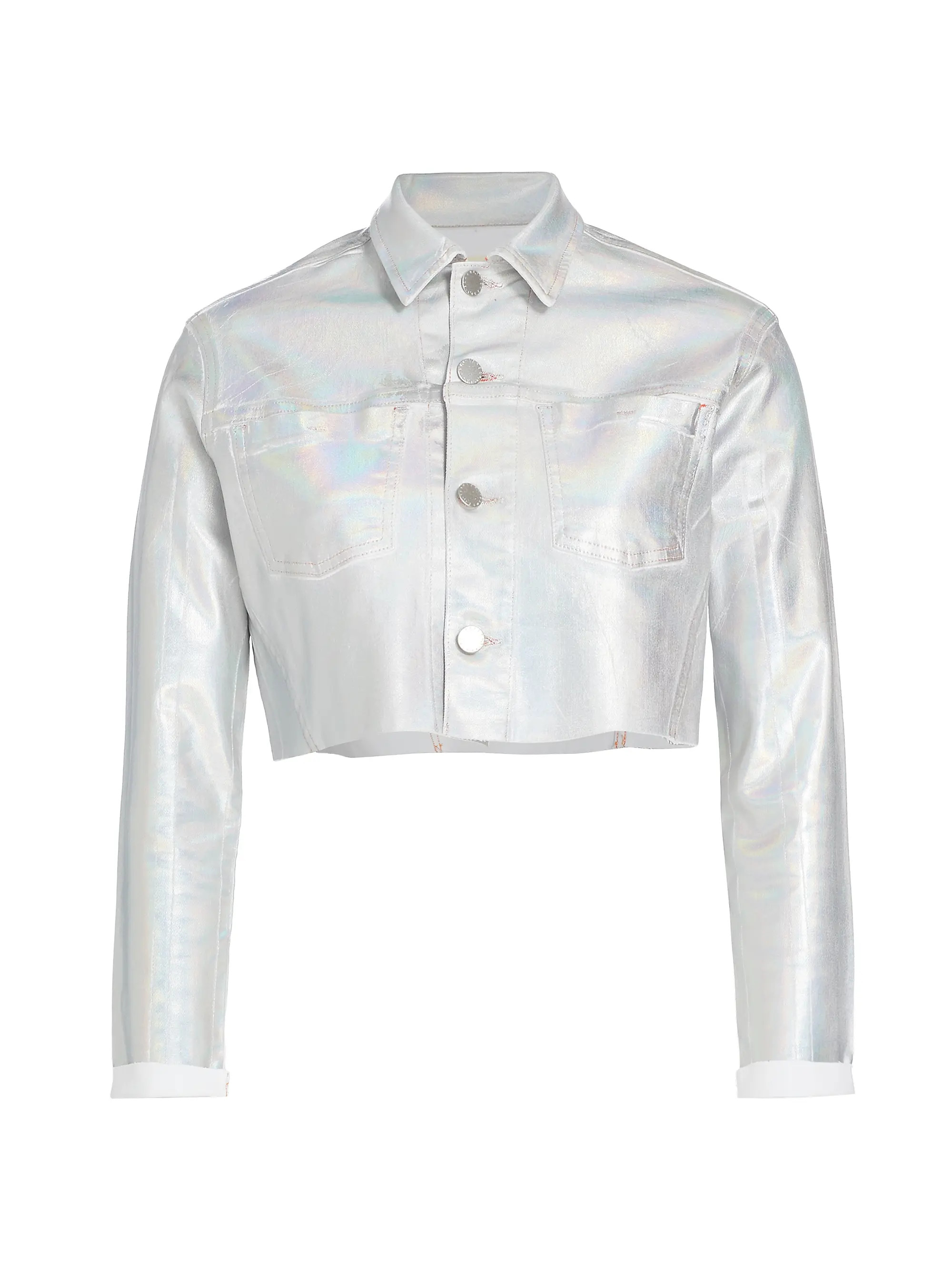 Wesley Iridescent Cropped Jacket | Saks Fifth Avenue