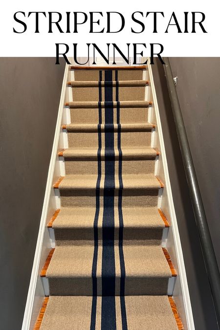 I used this classic navy striped runner rug for a staircase runner and it looks amazing! Instructions in my latest Reel.
Classic coastal stripe, blue stripe, flatweave jute rug, stair rug

#LTKhome #LTKstyletip #LTKFind
