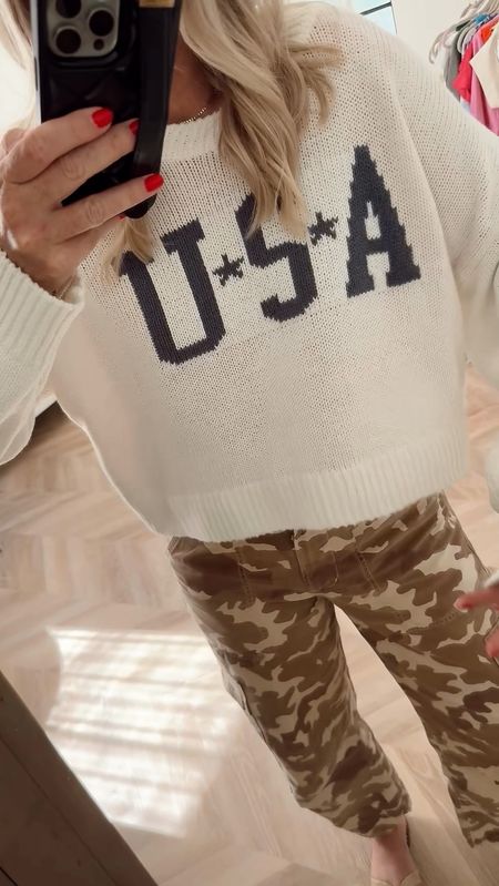 USA Target Sweater! Loved this one! I did large for oversized fit! High sell out risk!
Perfect for Fourth of July with shorts or even a boat day! ♥️🤍💙

Fourth of July. USA. Boat look. Summer style. Target style. 


#LTKSeasonal #LTKStyleTip #LTKFindsUnder50