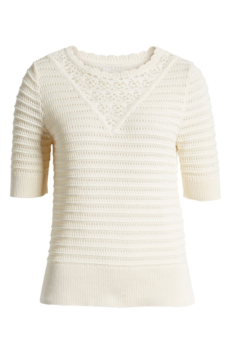 Crochet Pointelle Sweater | Nordstrom