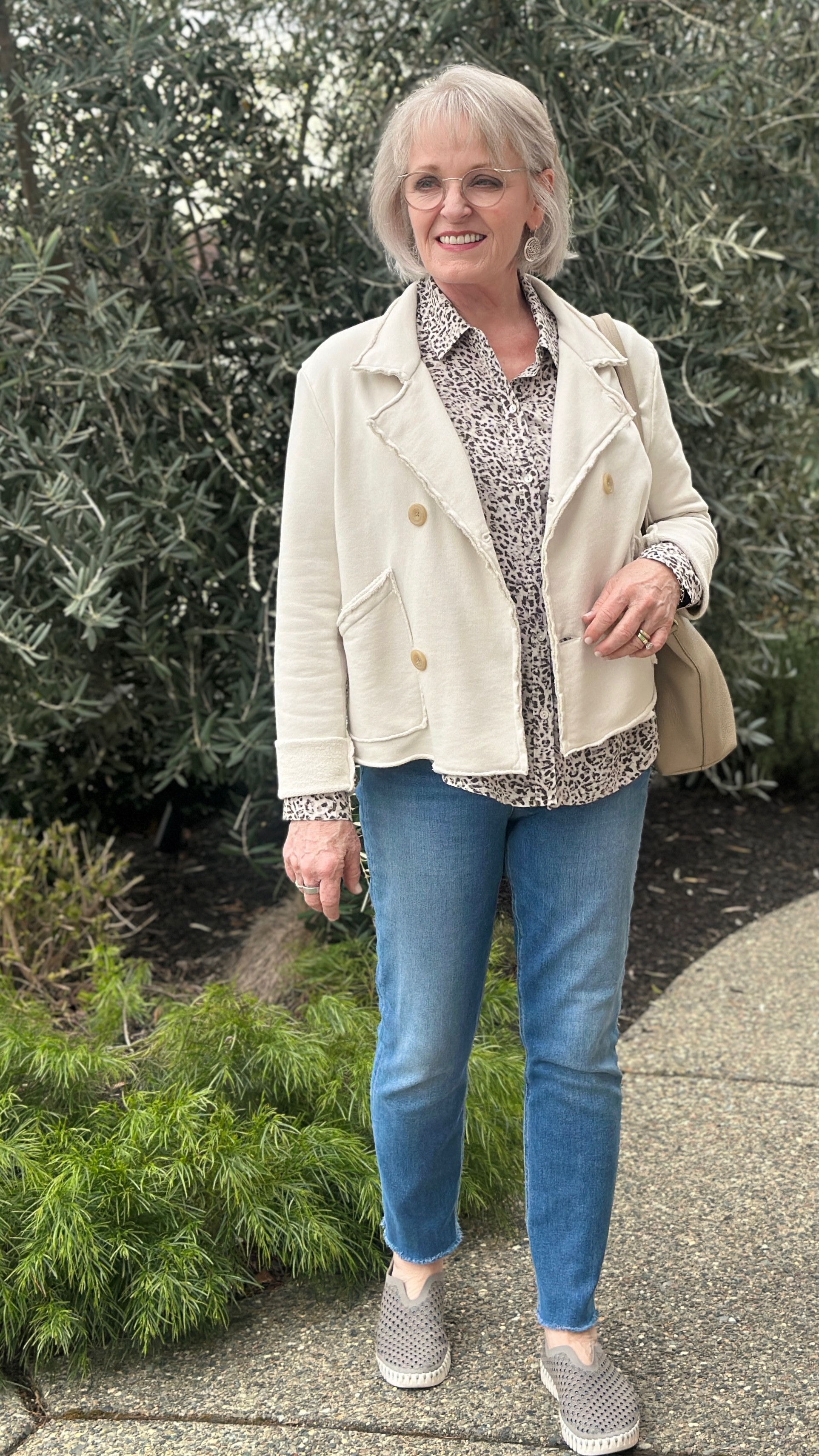 Comfy jeans, fleece Peacoat, easy stretch shoes and a great tote is mandatory for running errands. 
This tote has turned out to be a major player in my day to day outfits. 
Jacket in S
Jeans in 29

#LTKStyleTip #LTKShoeCrush #LTKOver40