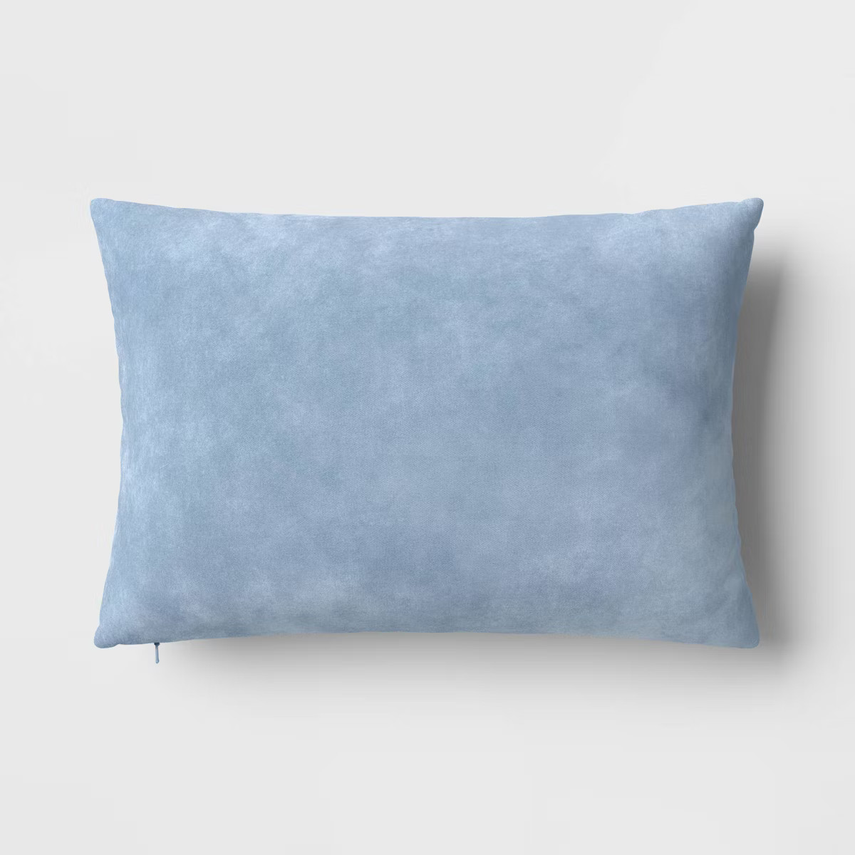 Oversize Washed Cotton Velvet Lumbar Throw Pillow Light Blue - Threshold™: Indoor Decorative Cu... | Target