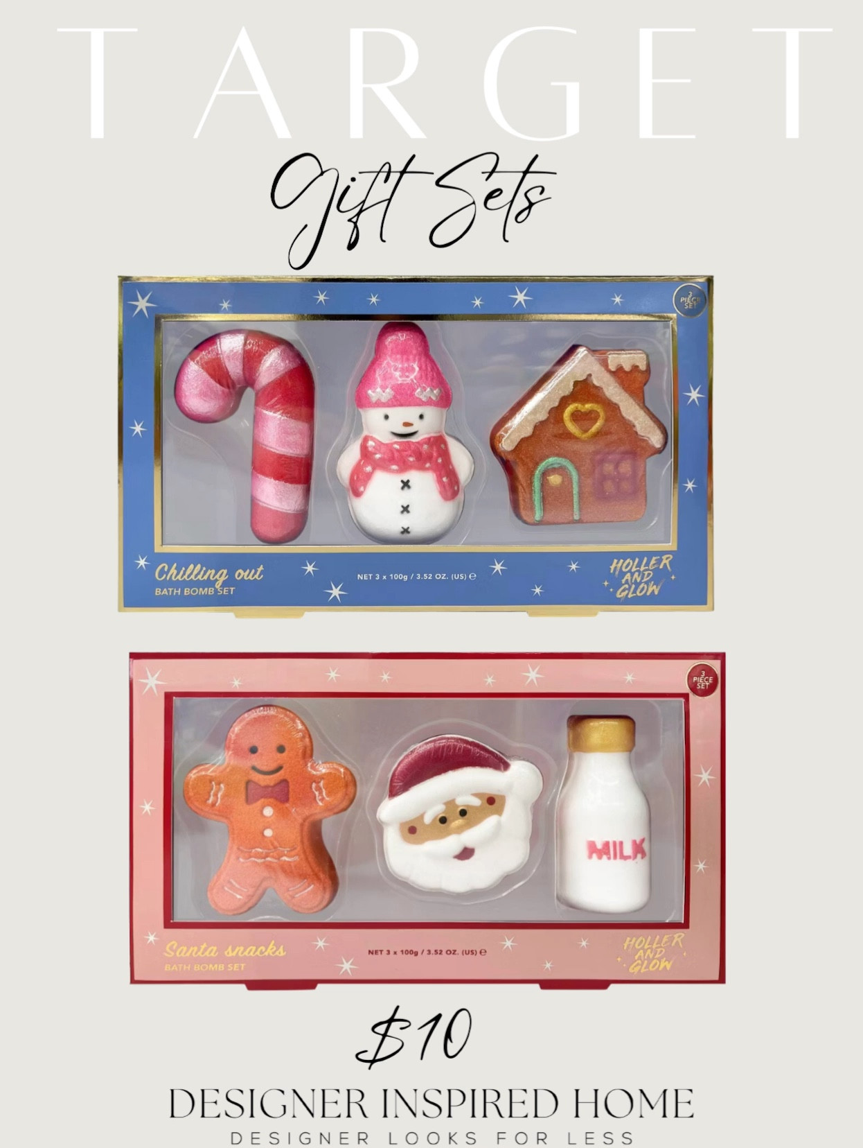 Fun and festive bath bomb sets for $10! 

#LTKHoliday #LTKGiftGuide #LTKSaleAlert