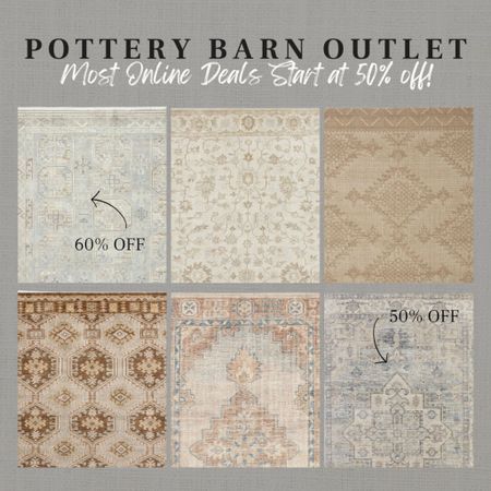 CLICK FIRST PHOTO TO VIEW FULL POTTERY BARN ONLINE OUTLET!
Huge restock on rugs in all sizes! 

#LTKhome #LTKstyletip #LTKsalealert