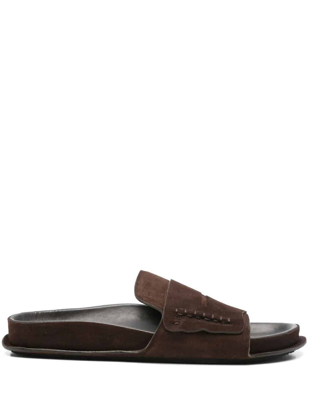 Jacquemus Les Sandales Mocassin Sandals | Brown | FARFETCH | Farfetch Global