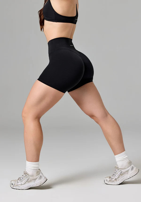 Reluna Original High-Rise Sculptseam\u00ae Short 5\u201d Black | Paragon Fitwear