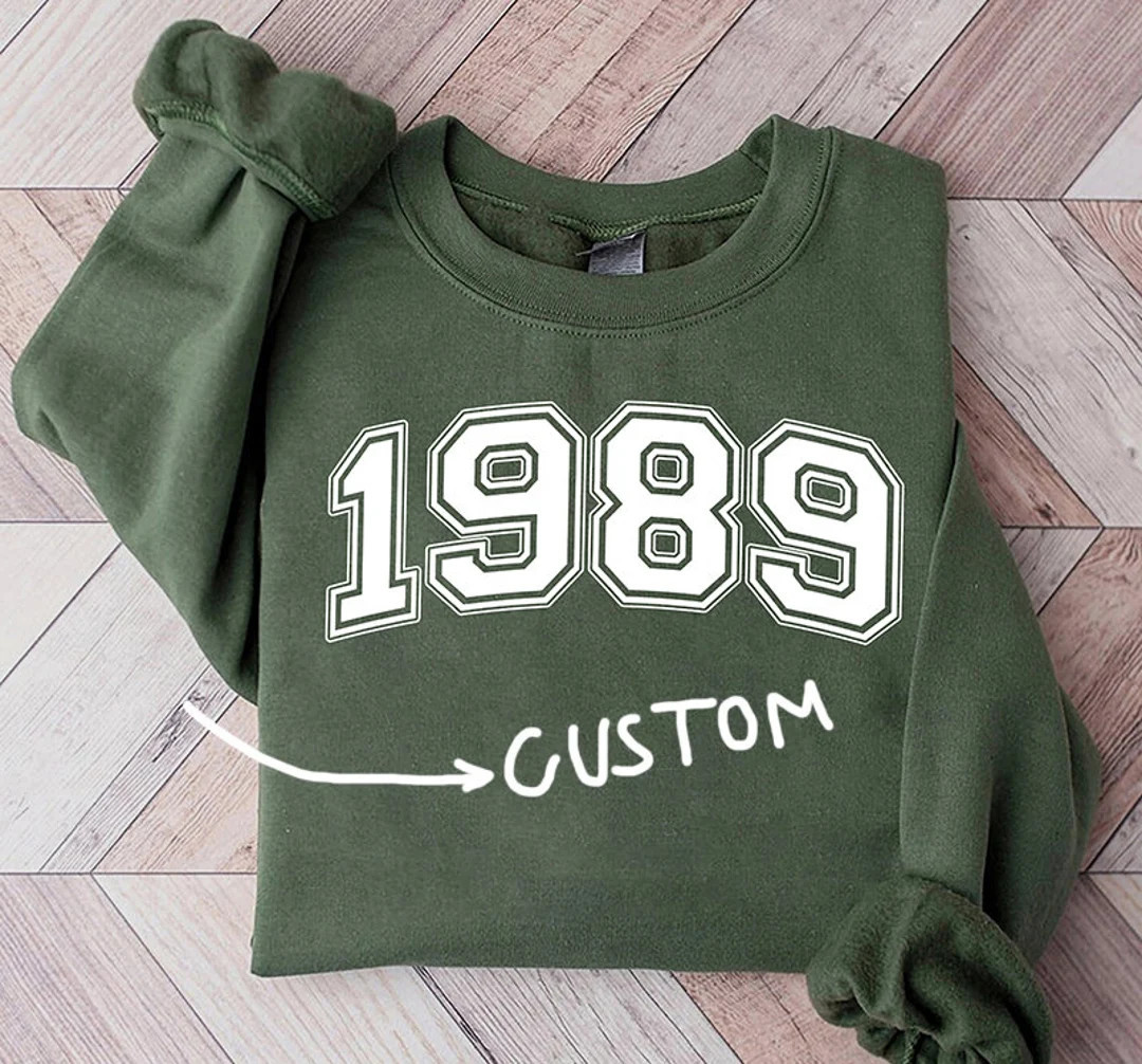 1989 Sweatshirt 1989 Custom Sweatshirt 1989 Sweatshirt 1989 - Etsy | Etsy (US)