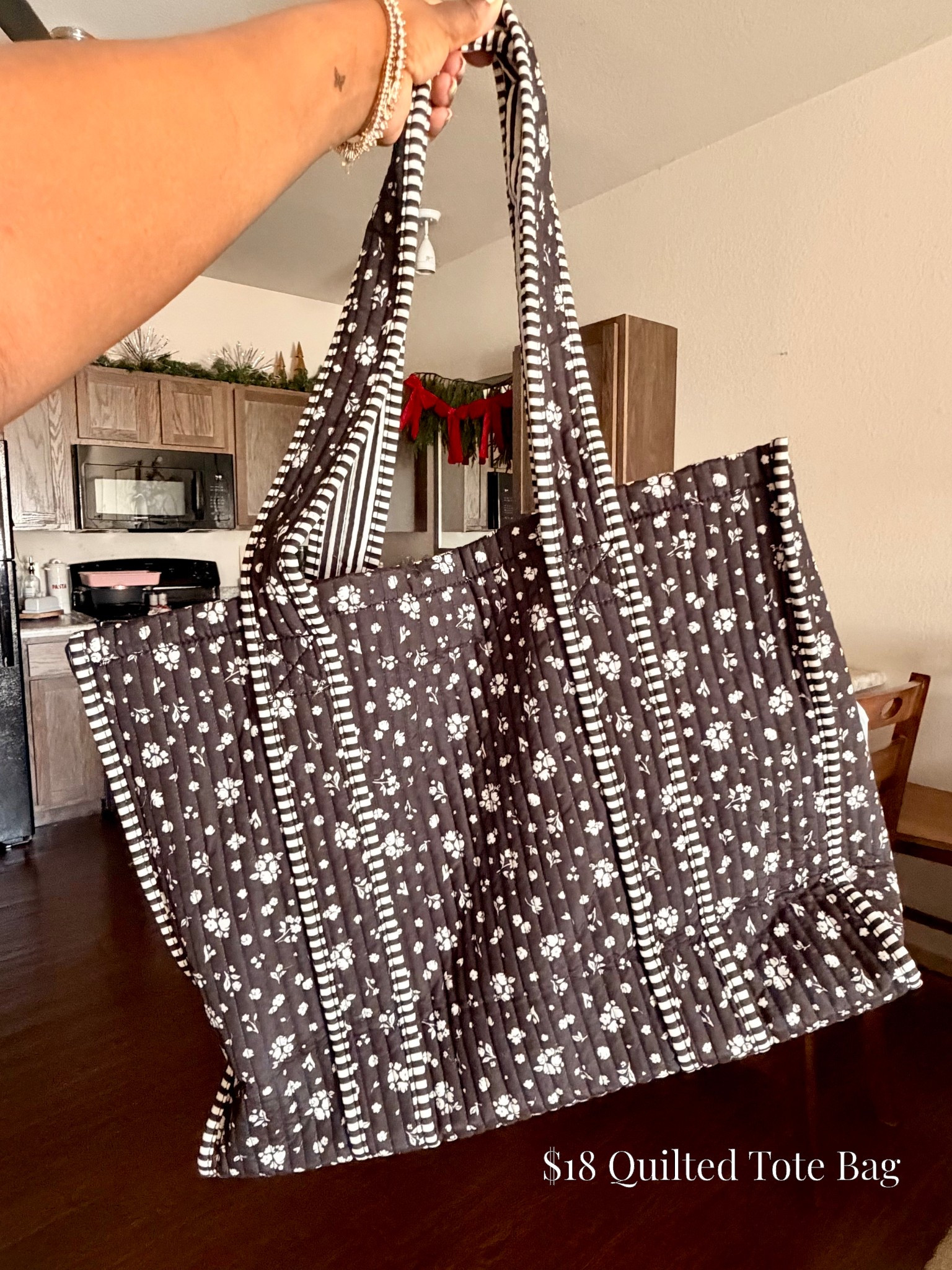 Love this quilted tote bag from Walmart! So fun and inexpensive at under $20!! 

#LTKmomlife #LTKOver40 #LTKTravel