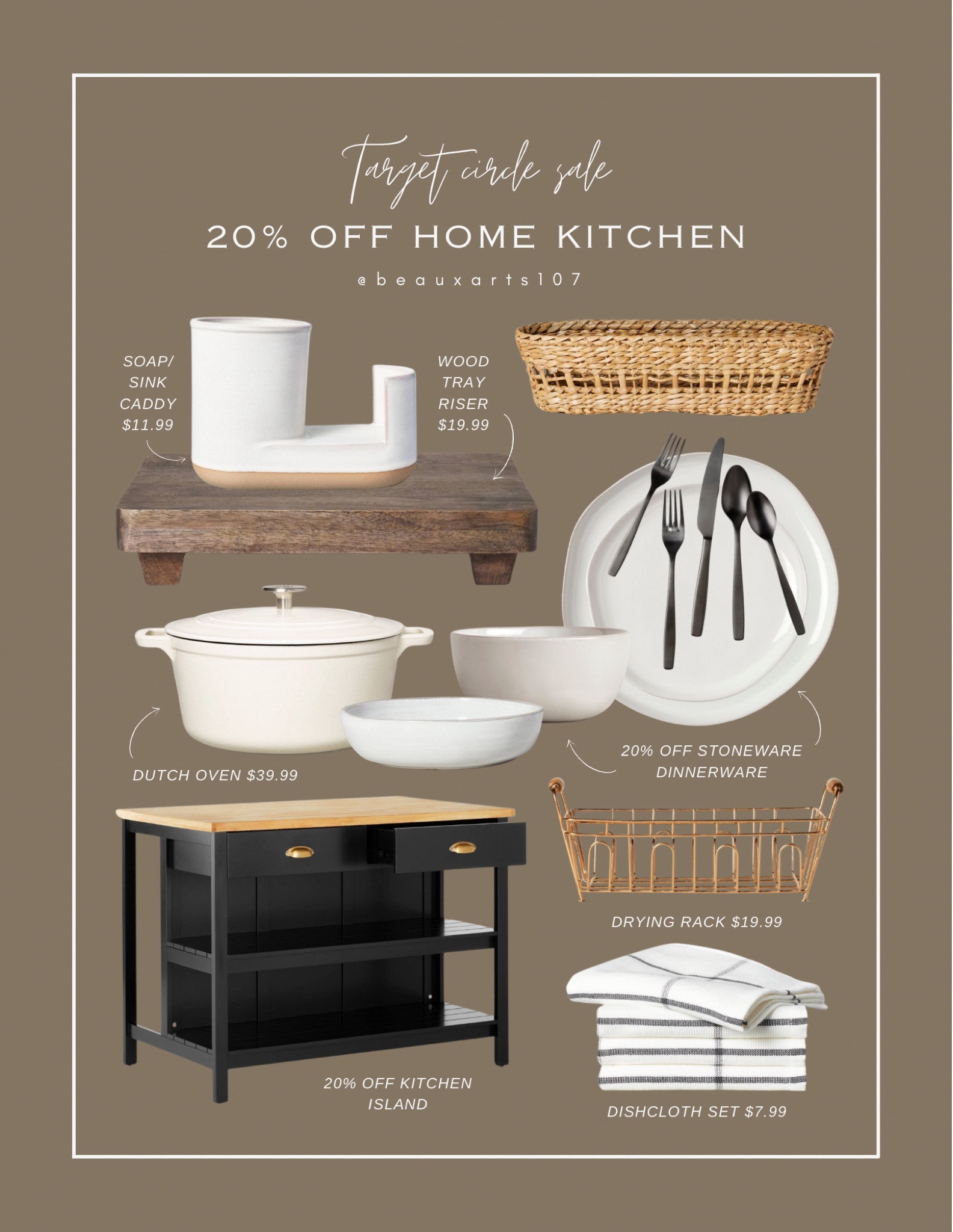 Save on these beautiful home kitchen deals for the target circle sale for 20% off right now!! 

#LTKHome #LTKSaleAlert #LTKSummerSales