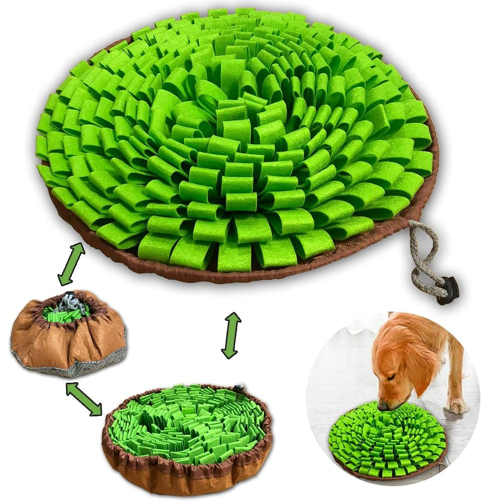 Pet Snuffle Mat for Dogs,Interactive Feed Puzzle for Boredom,Encourages Natural Foraging Skills f... | Amazon (US)