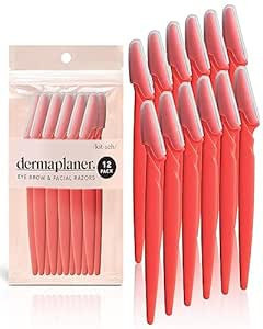 Kitsch Dermaplaning Tool - Face Razors for Women | Eyebrow Razor & Face Shaver | Facial Hair Remo... | Amazon (US)