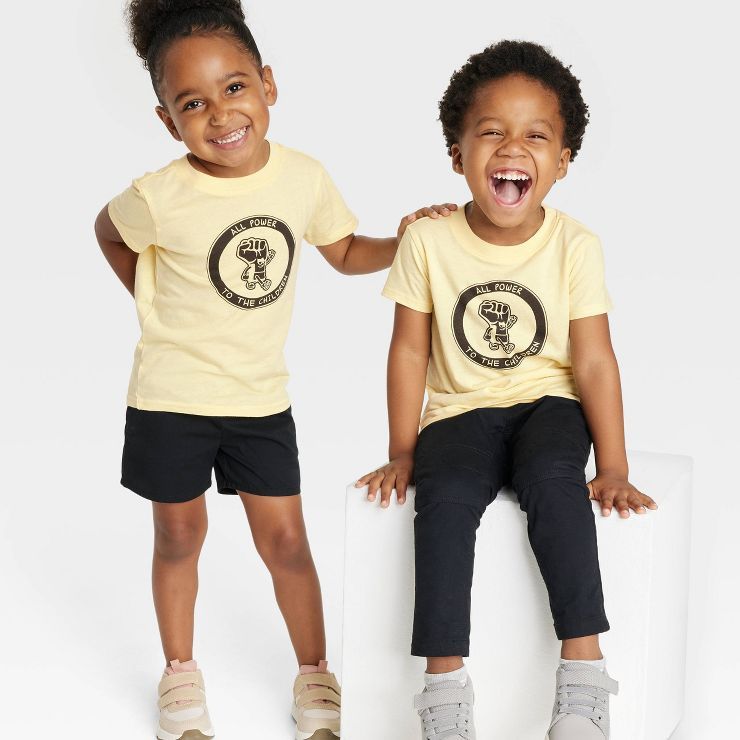 Black History Month Toddler I Am Black Excellence Unfolding Short Sleeve T-Shirt - White | Target