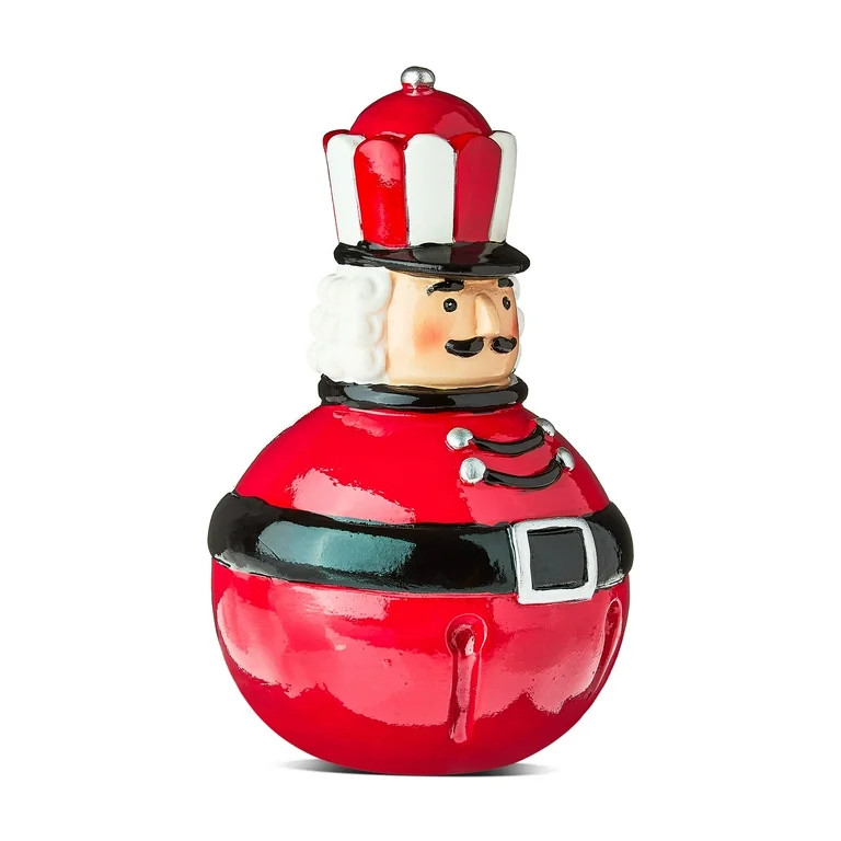 Bell-Shaped Nutcracker Tabletop Decoration, Red, 7.75", by Holiday Time | Walmart (US)