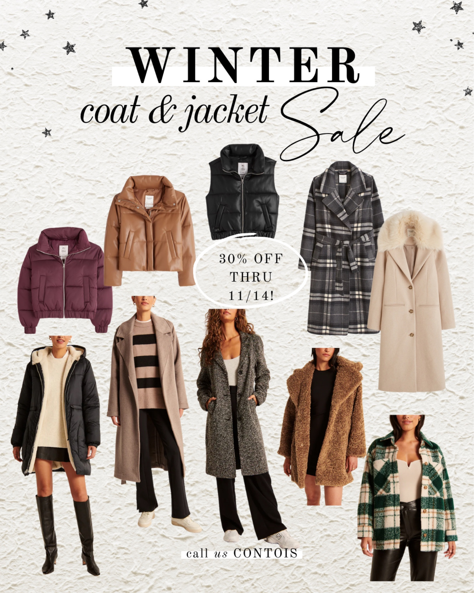 Winter coat and jacket sale starts tomorrow thru 11/14 at Abercrombie 🧥

| womens fashion, casual style, fall fashion, neutral coats, winter jacket, puffer jacket, parka, pea coat, wool coat, shacket, plaid jacket, vest, winter fashion | 

#LTKCyberweek #LTKsalealert #LTKSeasonal