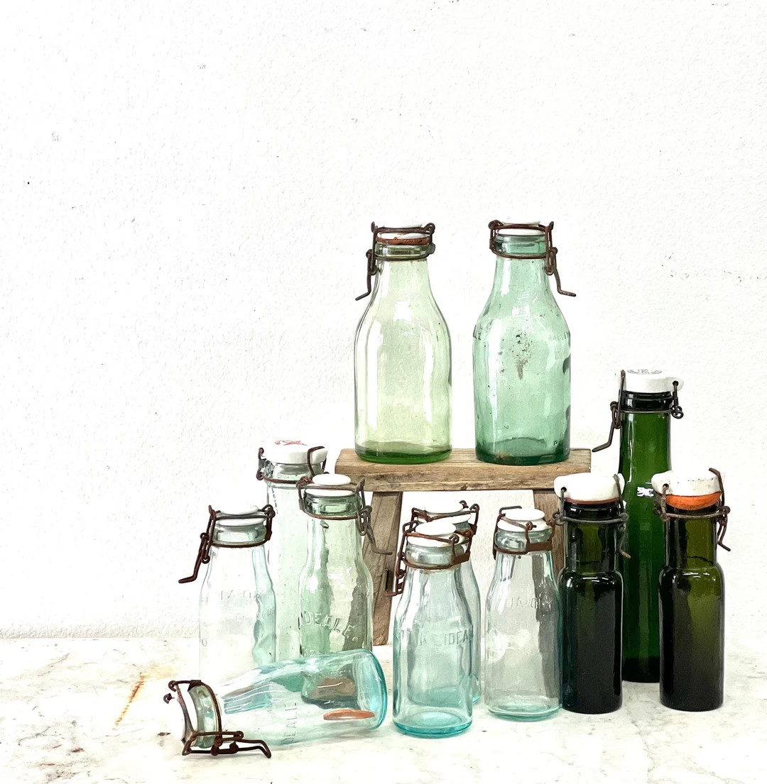 Vintage French l’Idele Canning Jars, French Canning Jars, Le Parfait Canning Jars | Etsy (US)