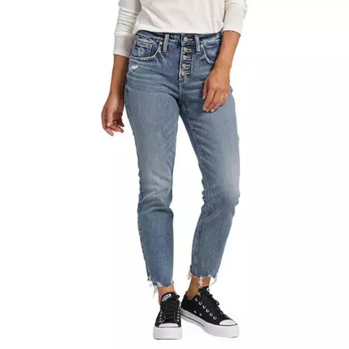 Women's Silver Jeans Co. Beau Slim Fit Boyfriend Jeans | Scheels